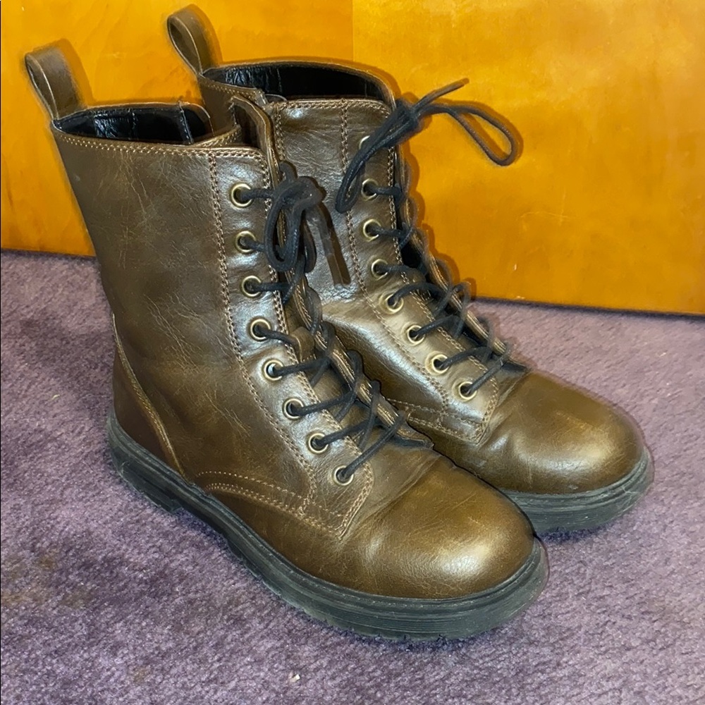 Brown Leather Boots